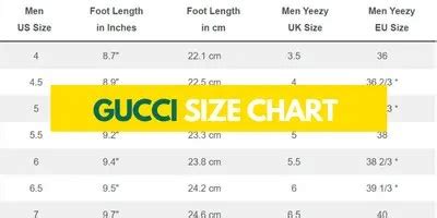 gucci men's size chart|gucci size 42 in us.